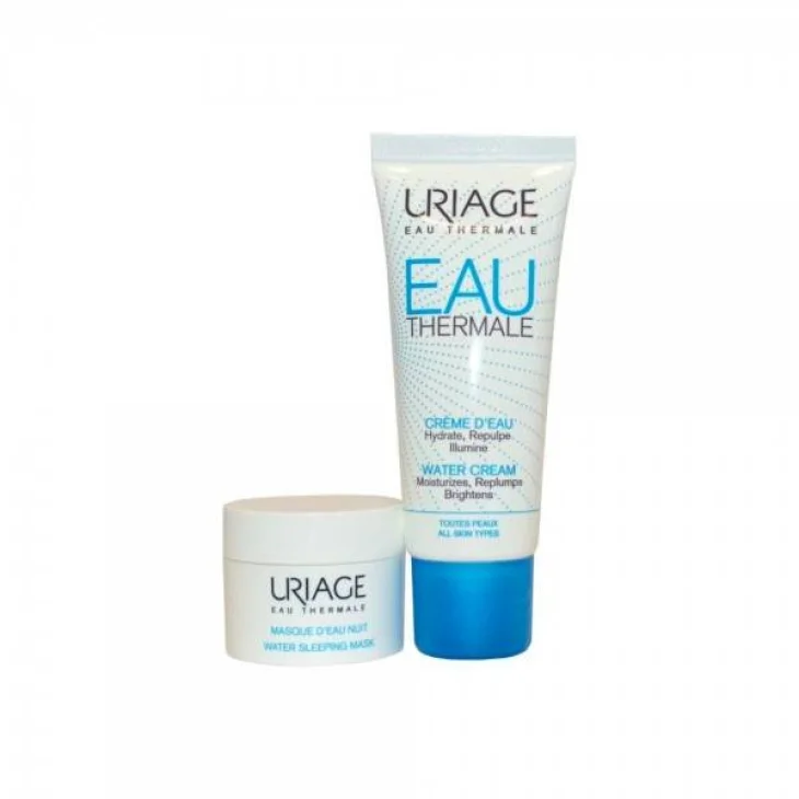 Uriage Cofanetto Idratazione Crema Leggera 40 ml + Maschera Notte 15 ml
