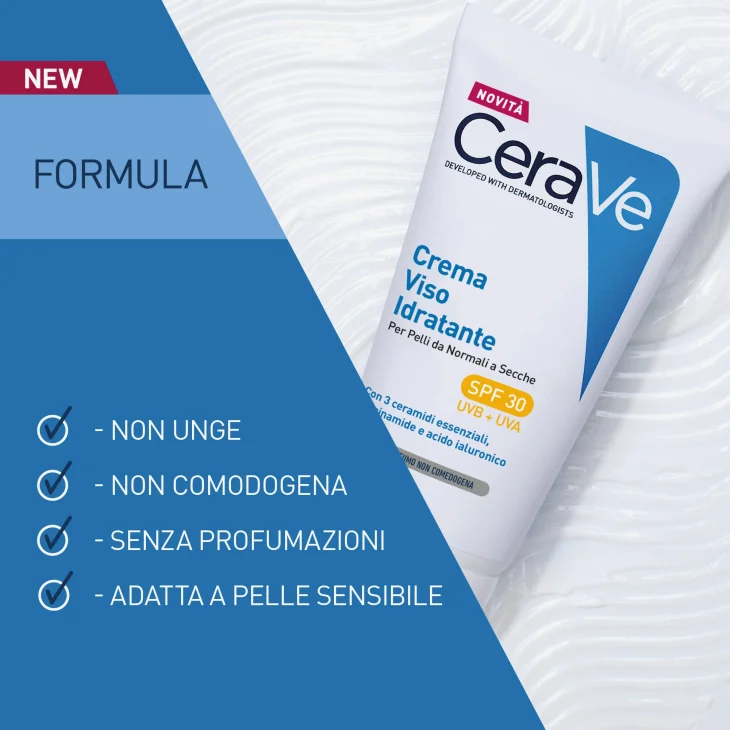 Cerave Crema Viso Giorno Idratante Protettiva SPF30 52 ml