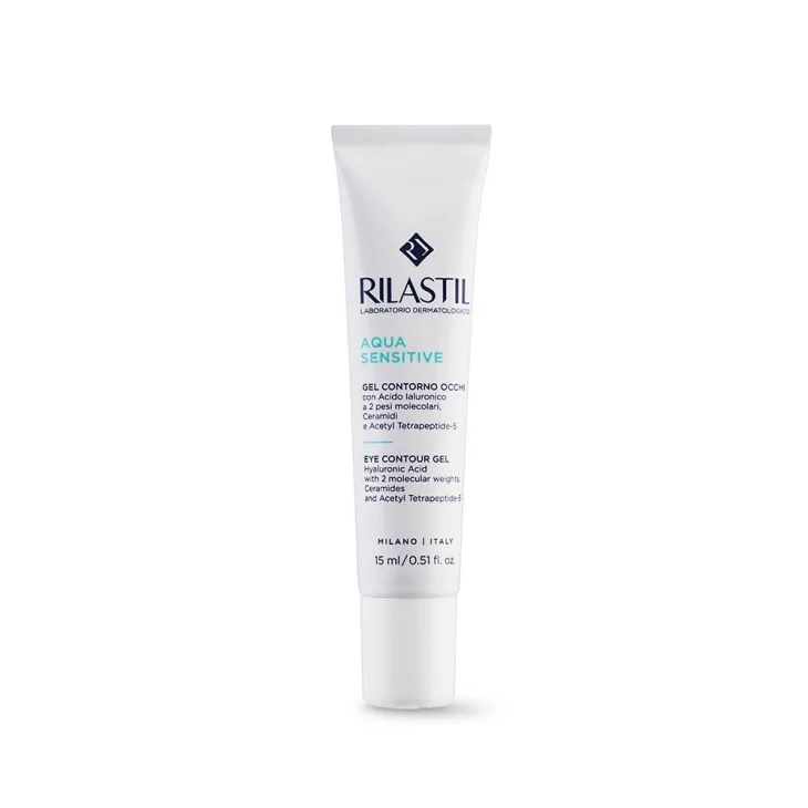 Rilastil Aqua Sensitive Gel Contorno Occhi per Pelli Sensibili 15 ml