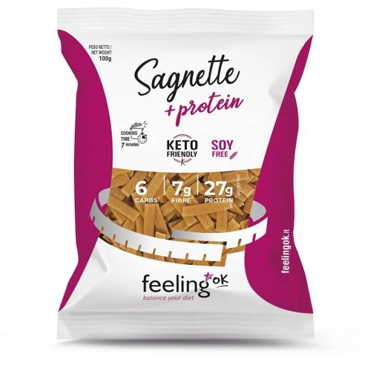 FeelingOK + Protein Sagnette Pasta Proteica Low Carb 100 g