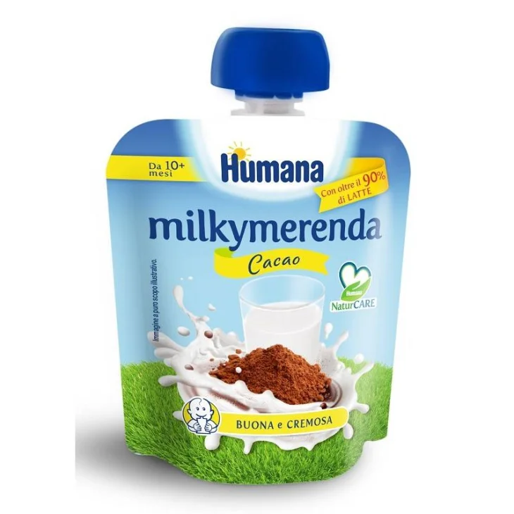 Humana Milkymerenda Merenda al Latte Gusto Cacao 85 g