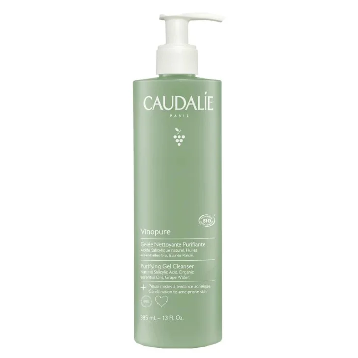 Caudalie Vinopure Gel Detergente Purificante Viso 2023 385 ml