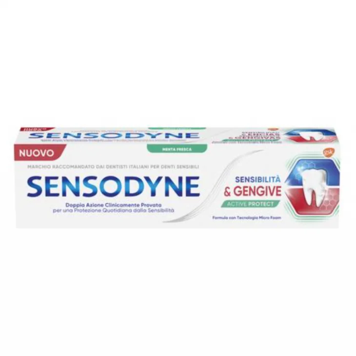 Sensodyne Sensibilità e Gengive Active Protect Dentifricio 75 ml