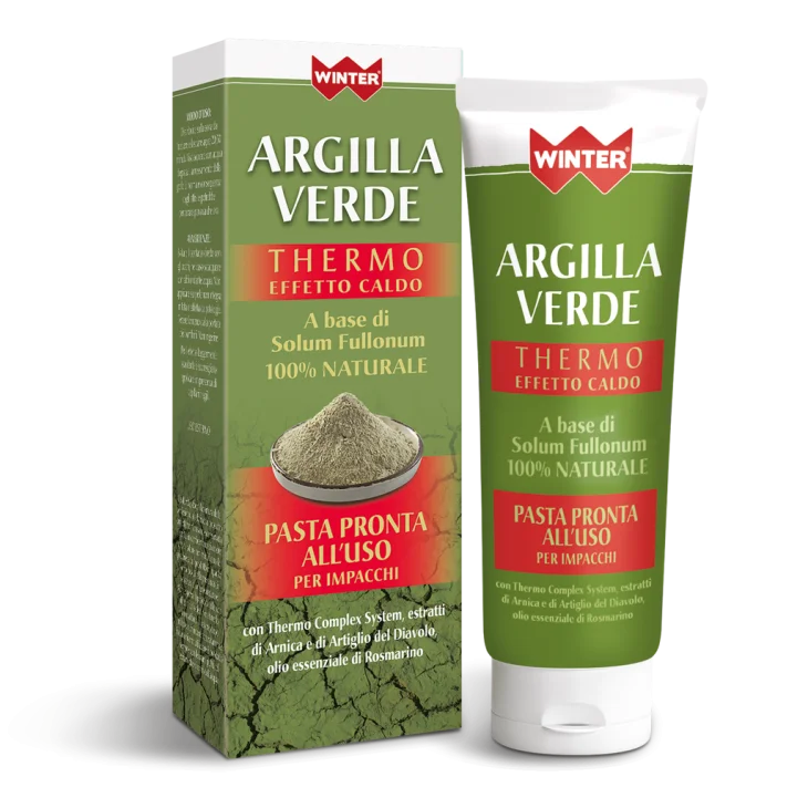 Winter Argilla Verde Thermo Effetto Caldo Pasta Pronta per Dolori Muscolari 250 ml