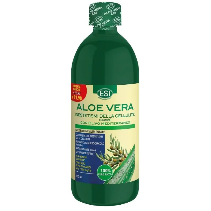 Esi Aloe Vera Cellulite Succo con Olivo e Centella 500 ml