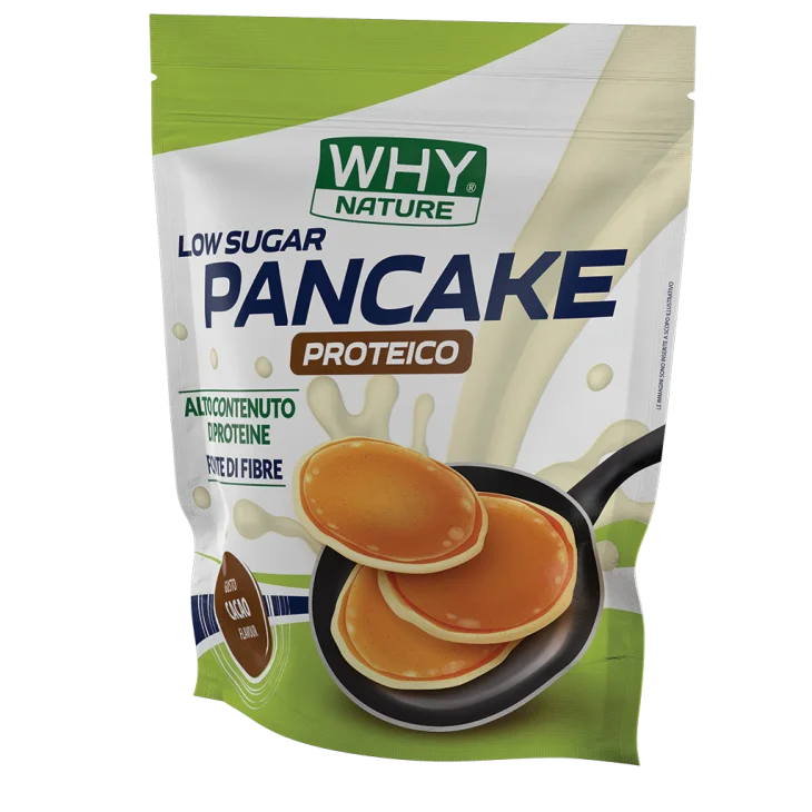 Whynature Low Sugar Pancake Proteico Gusto Cacao 1kg