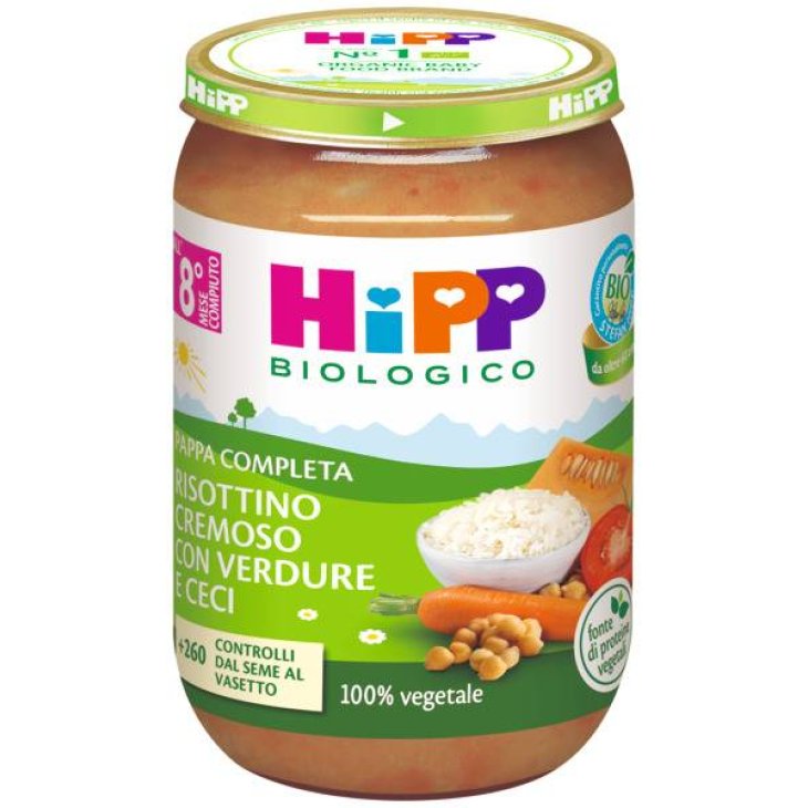 Hipp Risottino Cremoso con Verdure e Ceci 100% Naturale 220 grammi