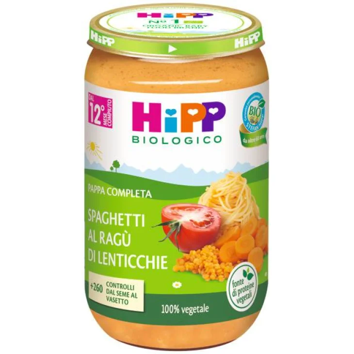 Hipp Spaghetti al Ragù di Lenticchie 250 grammi