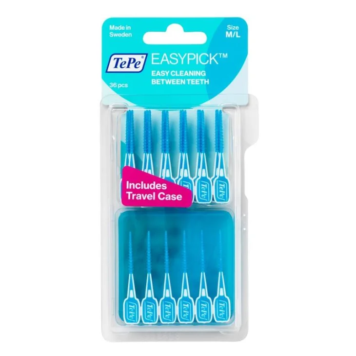 TePe EasyPick M/L Blu Scovolini interdentali 36 pezzi