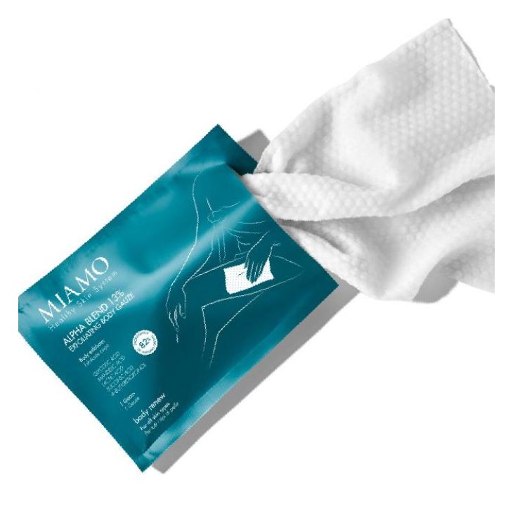 Miamo Alpha Blend 13% Exfoliating Body Garze Esfoliante 6 pezzi