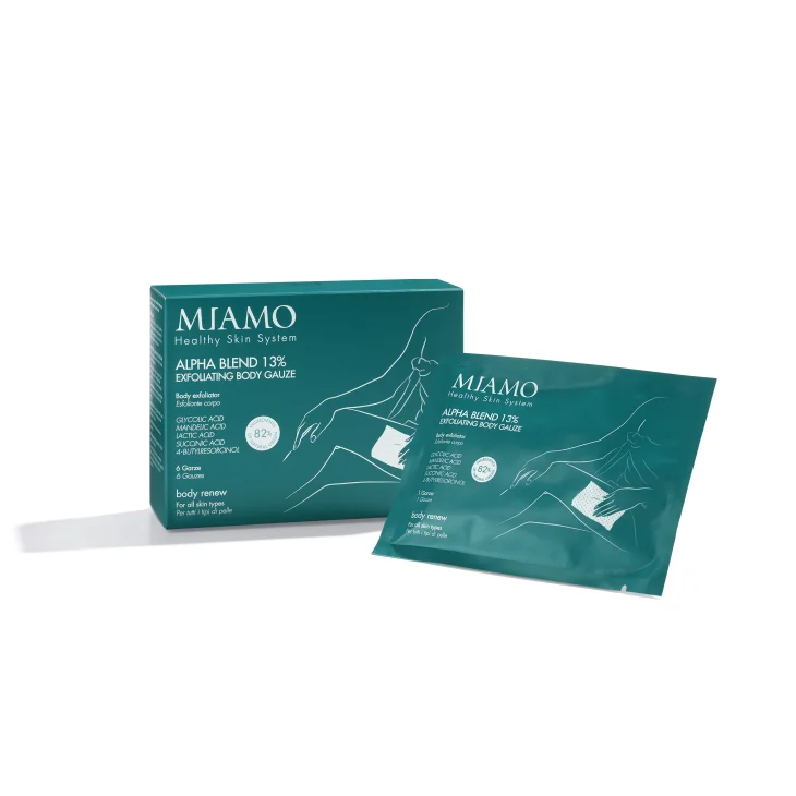Miamo Alpha Blend 13% Exfoliating Body Garze Esfoliante 6 pezzi