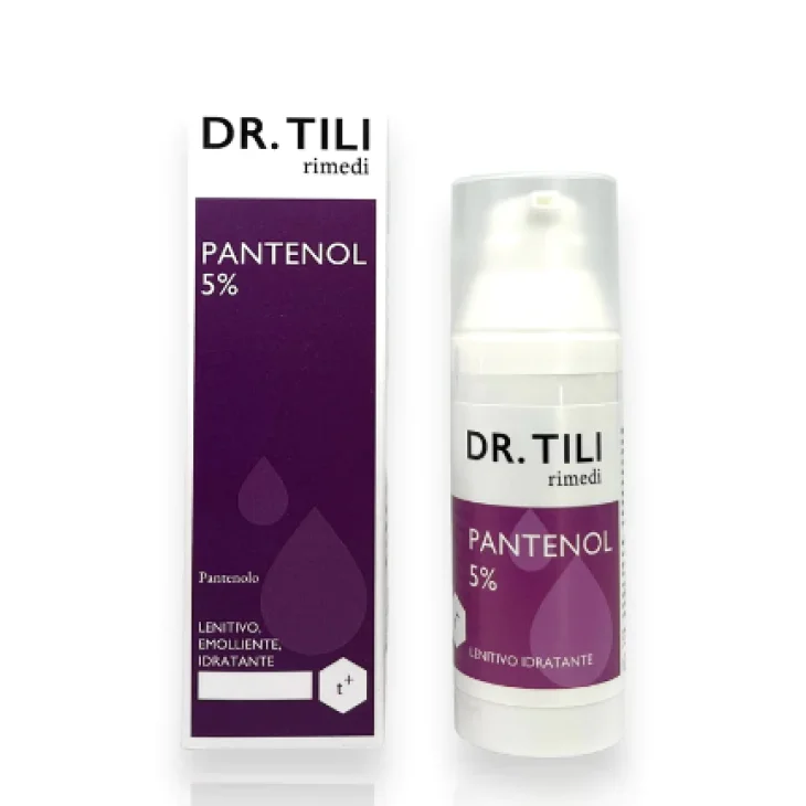 Dr Tili Rimedi Panthenol 5% Crema al Pantenolo Lenitiva ed Emolliente 50 ml