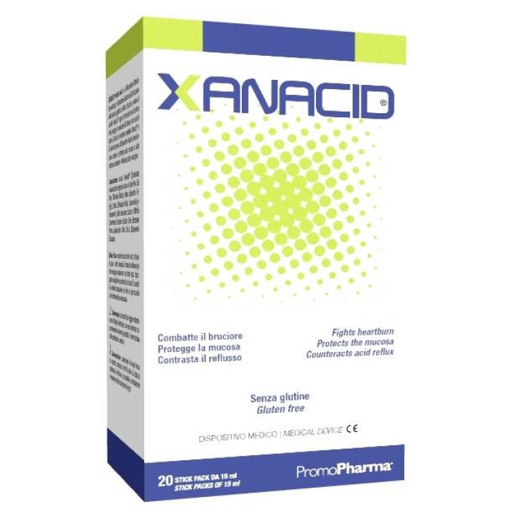PromoPharma Xanacid Integratire per l'Acidità di Stomaco 20 stick pack
