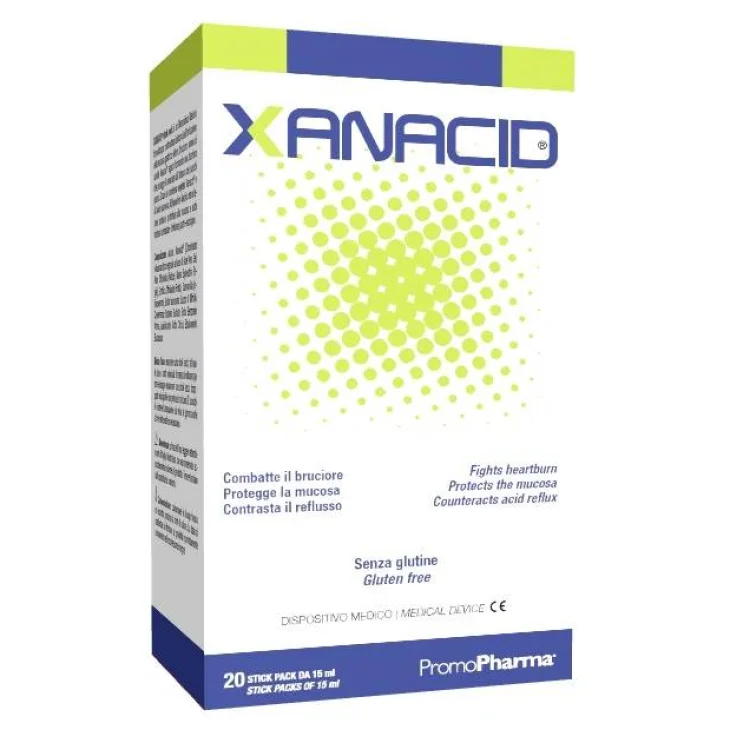 PromoPharma Xanacid Integratire per l'Acidità di Stomaco 20 stick pack