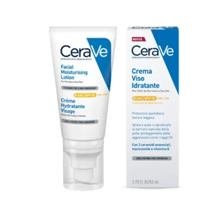 CeraVe Crema Viso Idratante e Leggera SPF50 50ml