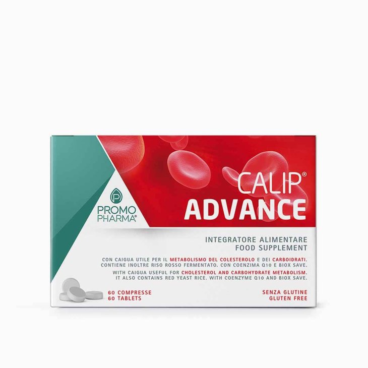 Calip Advance Integratore per il Metabolismo di Colesterolo e Carboidrati 60 compresse