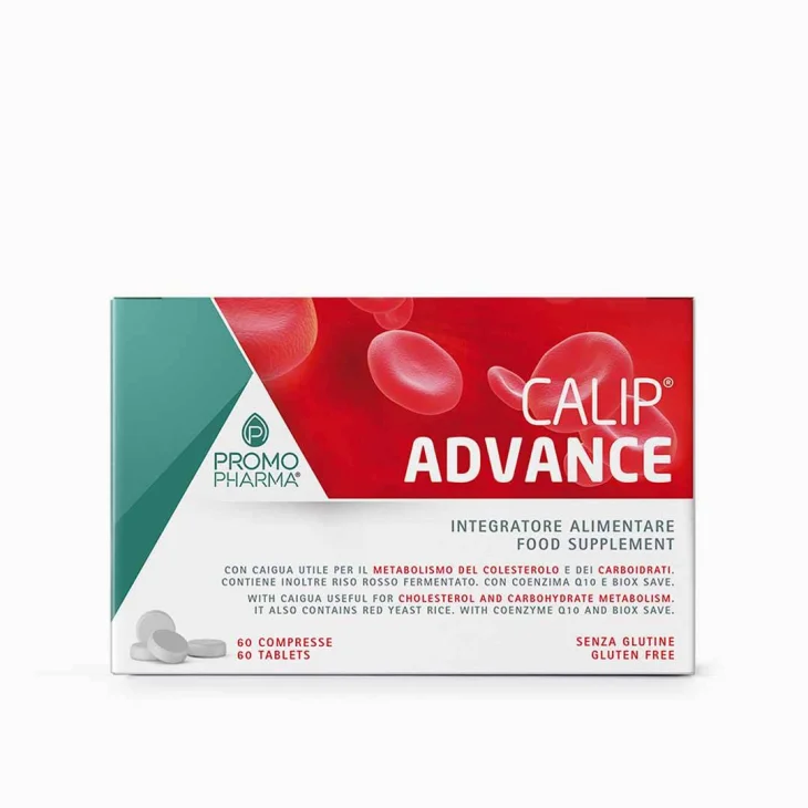 Calip Advance Integratore per il Metabolismo di Colesterolo e Carboidrati 60 compresse