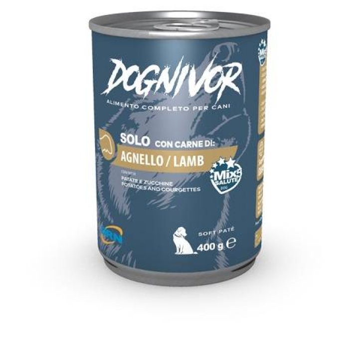 Dognivor Patè Gusto Agnello Patate e Zucchine Cibo Umido per Cani 400 g