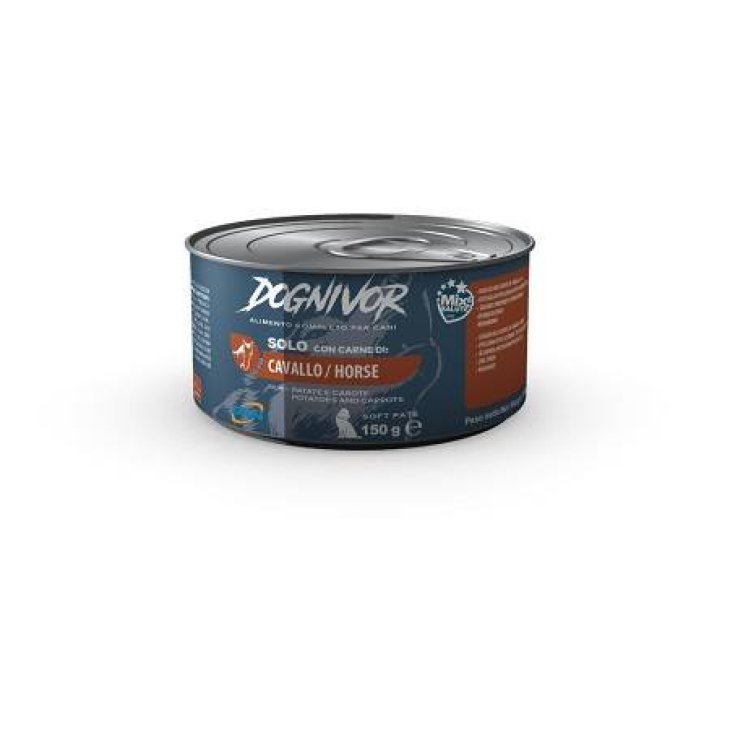 Dognivor Patè Gusto Cavallo Patate e Carote Cibo Umido per Cani 150 g