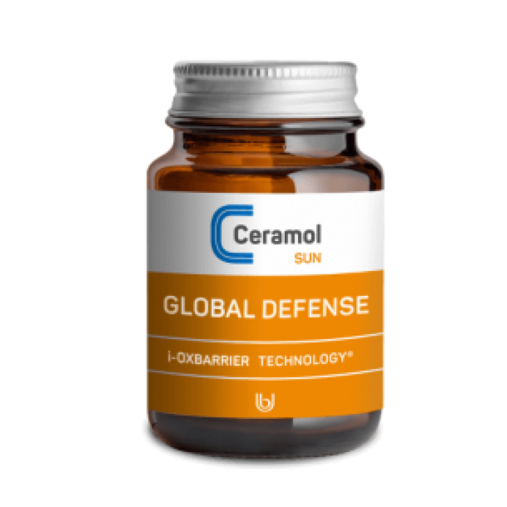 Ceramol Sun Global Defence Integratore per Preparare la Pelle al Sole 30 capsule