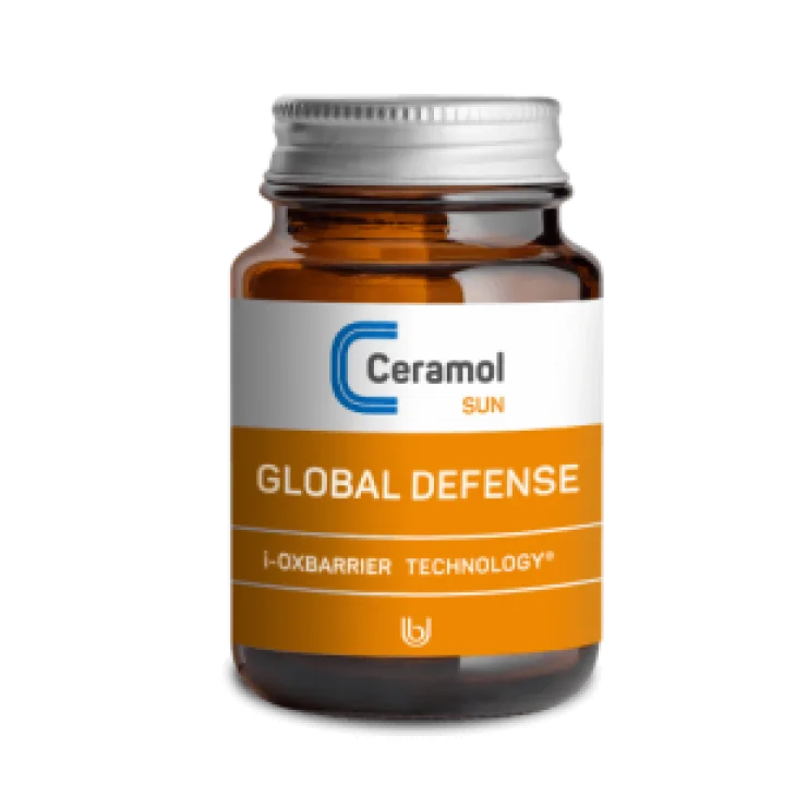Ceramol Sun Global Defence Integratore per Preparare la Pelle al Sole 30 capsule
