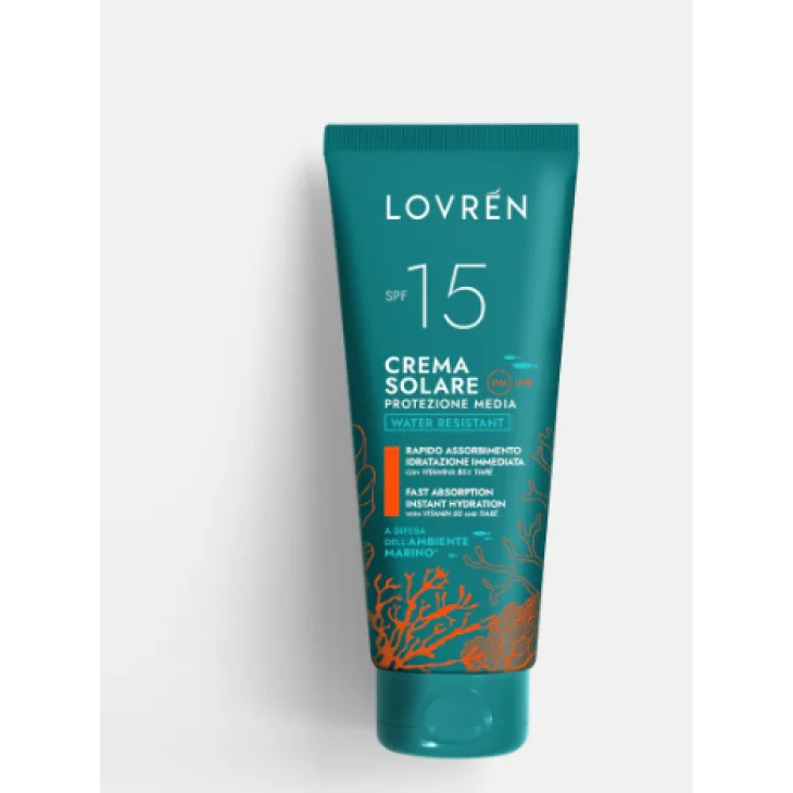 Lovren Crema Solare SPF15 Protezione Media 100 ml