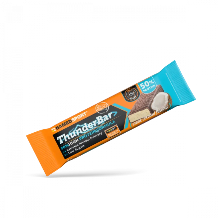 Named Sport Thunder Bar Coconut Barretta Proteica Gusto Cocco 50 g