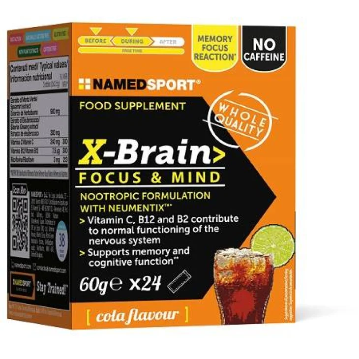 X-Brain Focus Mind Integratore ricostituente 24 stick