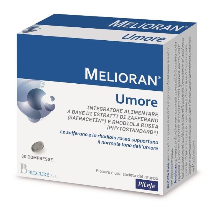 Melioran Umore Integratore Naturale per l'Umore 30 compresse