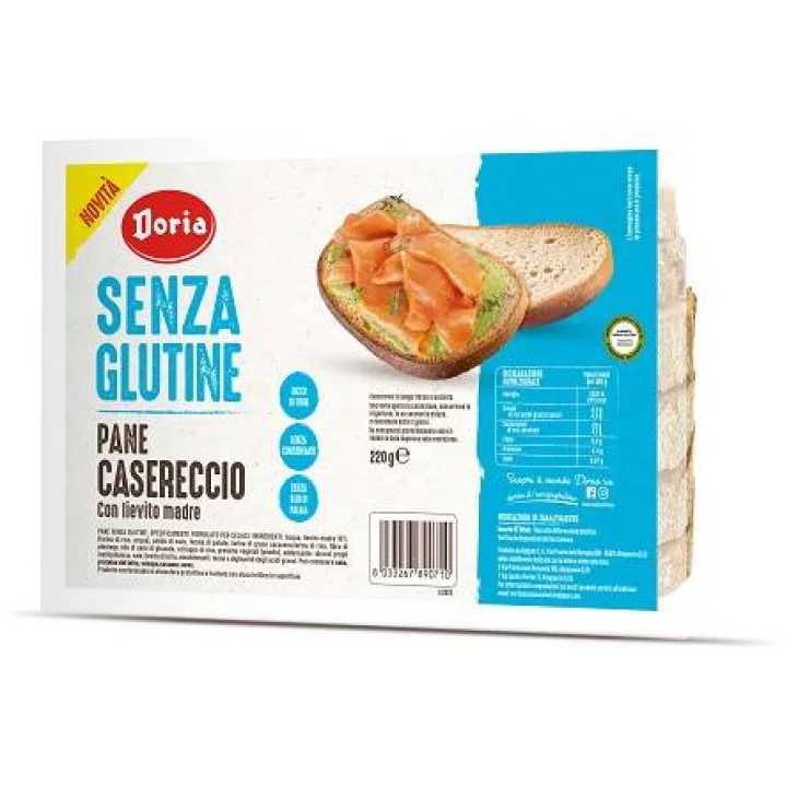 Doria Pane Casereccio Prodotto senza glutine 220 g