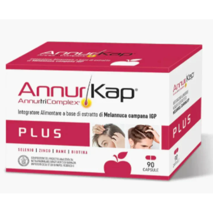 AnnurKap Plus Integratore Anticaduta Capelli 90 capsule