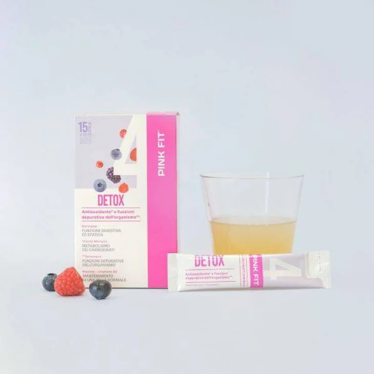 Pink Fit Detox Integratore Depurativo 15 stick pack