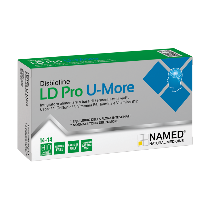 Named LD Pro U-More Integratore di Fermenti Lattici 14 capsule + 14 compresse