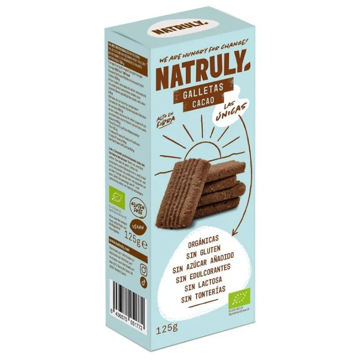 Probios Natruly Frollini al Cacao Biologici Senza Glutine 125 g