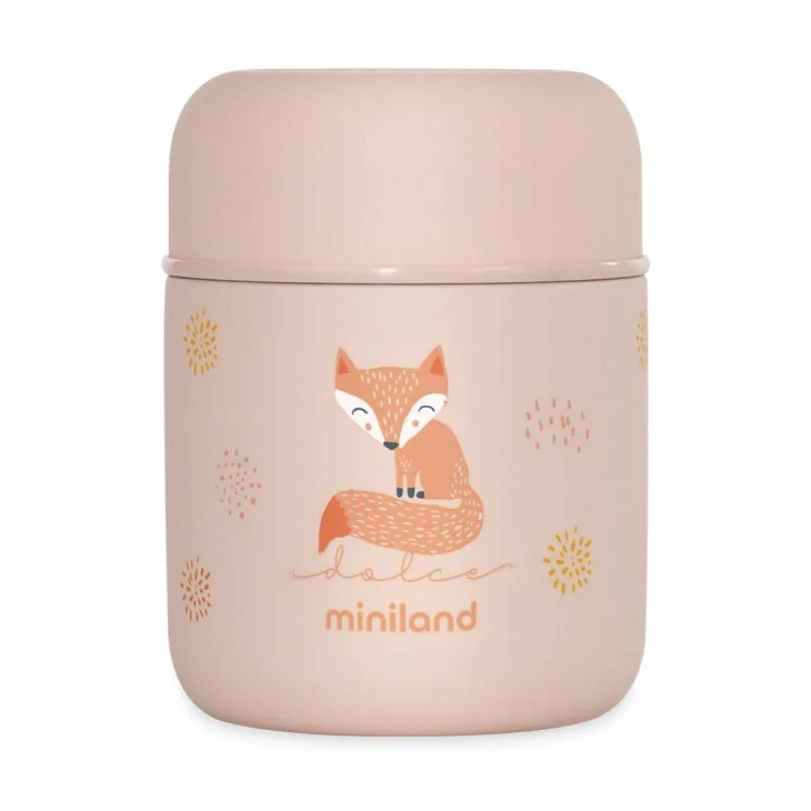 Miniland Food Thermy Mini Termos per la Pappa dei Bambini Colore Candy 280 ml