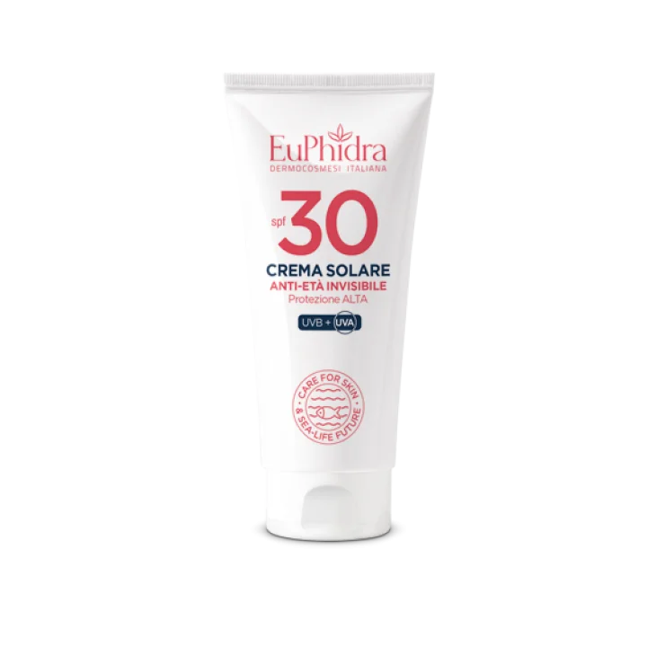 Euphidra Crema Solare Anti-Età Viso Invisibile SPF30 50 ml