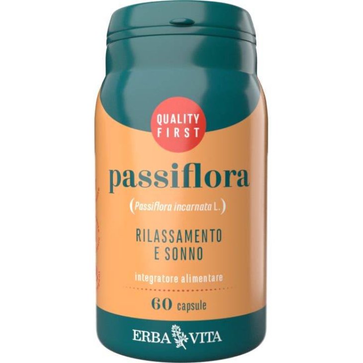 Erba Vita Passiflora Integratore per il rilassamento 60 capsule