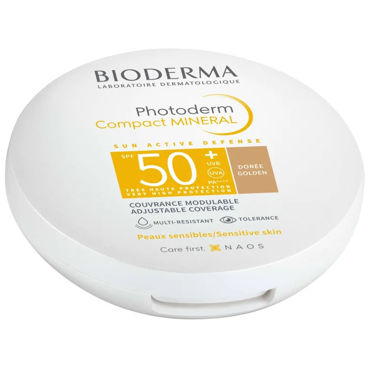 Bioderma Photoderm Compact Mineral Dorè SPF50+ Fondotinta Compatto 10 g