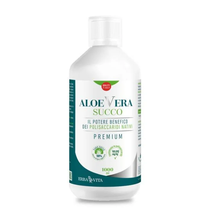 Erba Vita Aloe Vera Succo Premium 1000 ml