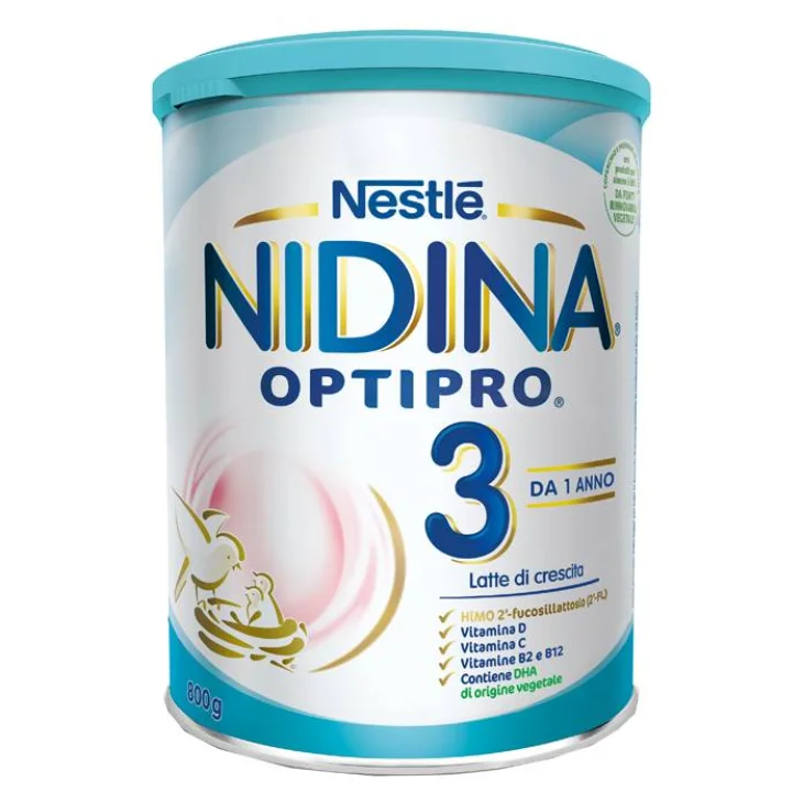 Nestlè Nidina Optipro 3 Latte di Crescita in Polvere 800 g