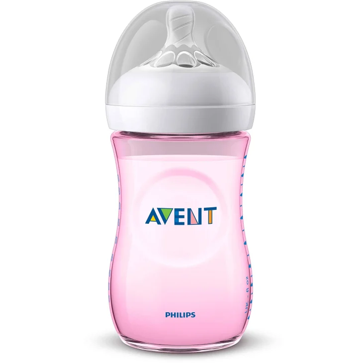 Avent Biberon Natural Response Colore Rosa 260 ml