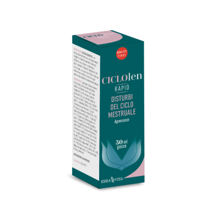 Erba Vita Ciclolen Rapid Gocce Integratore per ciclo mestruale 50 ml