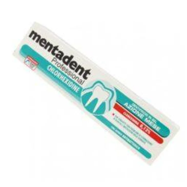 Mentadent Professional Dentifricio 0,12 Clorexidina Azione Intensiva Gengive 75 ml