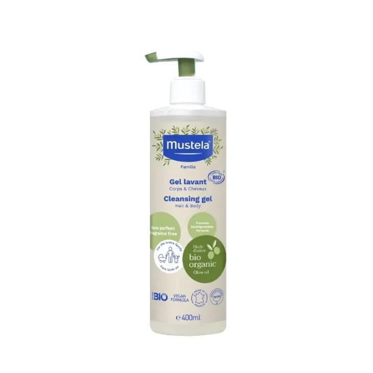 Mustela Bio Gel detergente per piccoli e grandi 400 ml