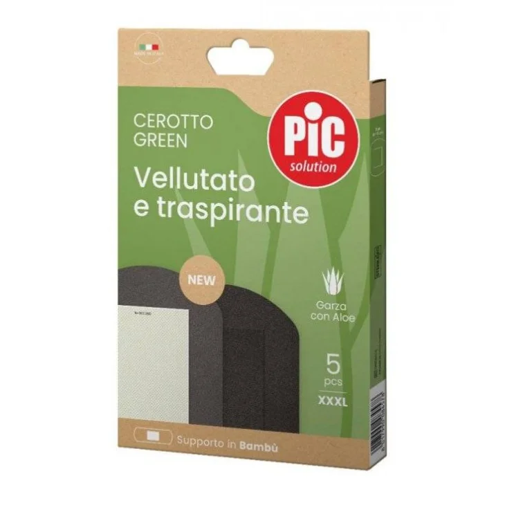 Pic Bambù Cerotto Aloe Sterile vellutato e trasparente 10 x 15 cm  5 pezzi