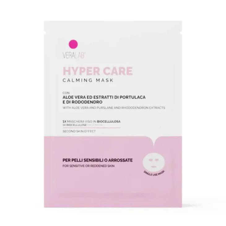 Veralab Hyper Care Mask Maschera Viso Biocellulosa Lenitiva 15 ml Veralab Hyper Care Mask Maschera Viso Biocellulosa Lenitiva 15 ml