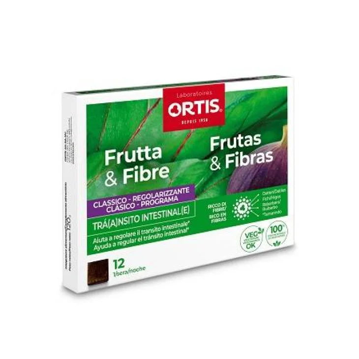 Frutta & Fibre Classico Integratore per benessere intestinale 12 cubetti