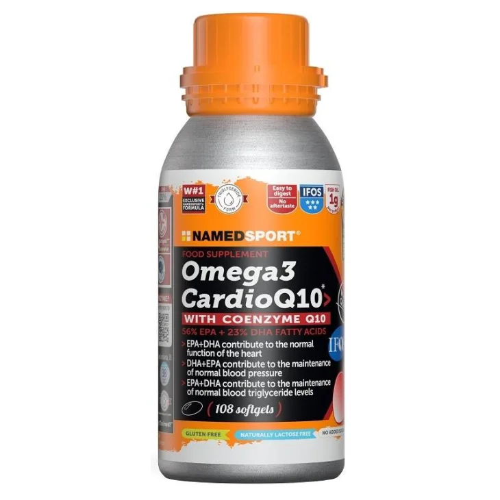 NamedSport Omega3 CardioQ10 Integratore per lo sport 108 softgels