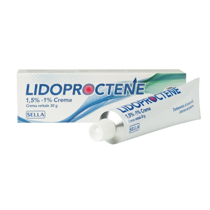 LIDOPROCTENE*crema derm 30 g 1,5% + 1%