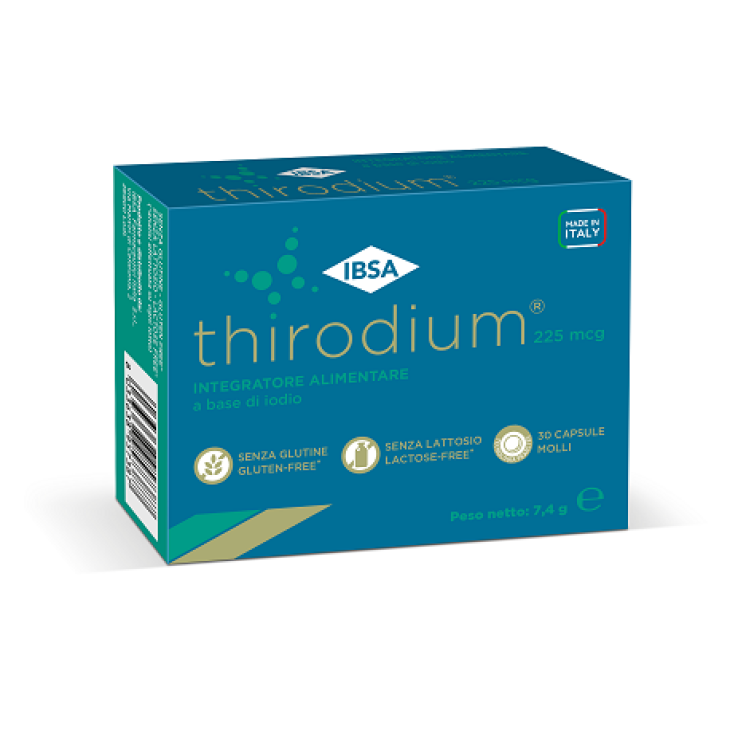 Thirodium 225 MCG Integratore per gravidanza e allattamento 30 capsule molli